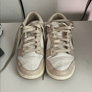 Nike Cream and Brown Sneakers